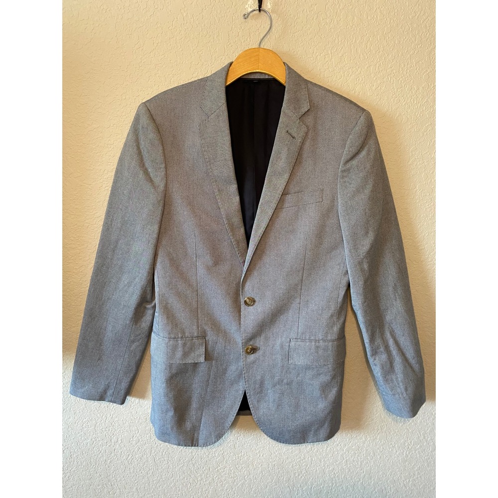 J. Crew Ludlow Blazer Sport Coat Gray Italian Fabric Mens 36R